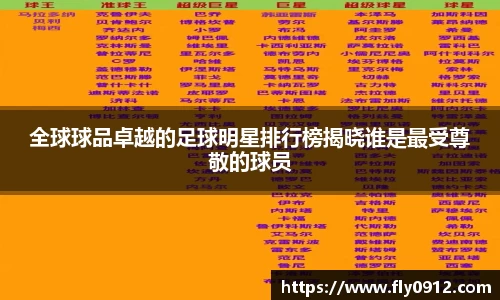 全球球品卓越的足球明星排行榜揭晓谁是最受尊敬的球员